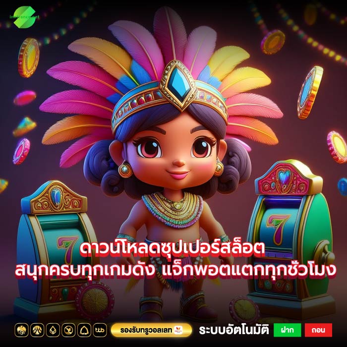 ดาวน์โหลดซุปเปอร์สล็อต สนุกครบทุกเกมดัง แจ็กพอตแตกทุกชั่วโมง